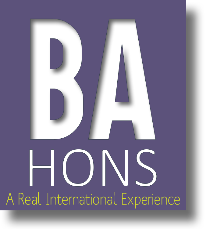 BA HONS violet